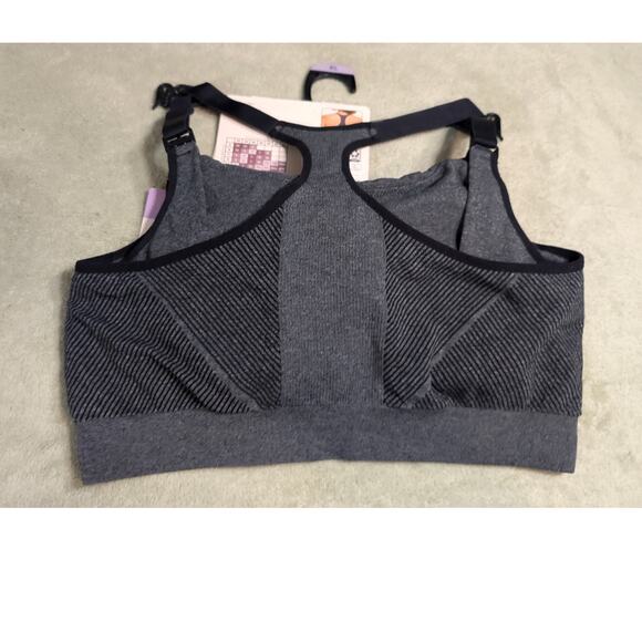 Secret Treasures MAternity Nursing Sports Bra Xl NWT Racerback Bra Straps Adjust - Picture 3 of 5
